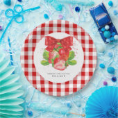 いちごパーソナライズされたテーマ誕生日かわいい夏 ペーパープレート (パーティー)