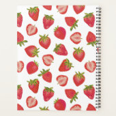 いちごパーソナライズされたパターン2023 プランナー手帳 (裏面)