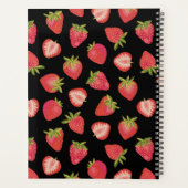 いちごパーソナライズされたパターン2023 プランナー手帳 (裏面)