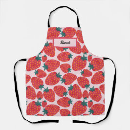 いちごパーソナライズされた畑 エプロン