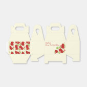 いちごパーソナライズされた誕生日パーティーお願いボックス フェイバーボックス (折り畳みなし)