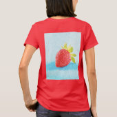 「いちごフルーツ」かわいい写真。買今 Tシャツ (裏面)