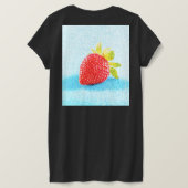 「いちごフルーツ」かわいい写真。買今 Tシャツ (デザイン裏面)