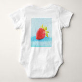 「いちごフルーツ」かわいい写真。買今 Tシャツ (裏面)