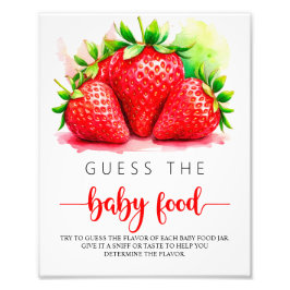 いちごベビーの看板 フォトプリント