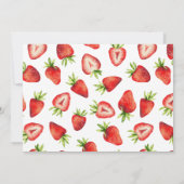 いちごベビー写真誕生のお知らせ 案内状 (裏面)