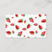 いちごベビー帳 エンクロージャーカード (裏面)