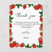 いちごベリー スウィート フルーツ ありがとう ポストカード (正面)