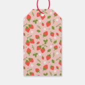 いちごベリー ファーストバースデーパーティー ギフトタグ (裏面)