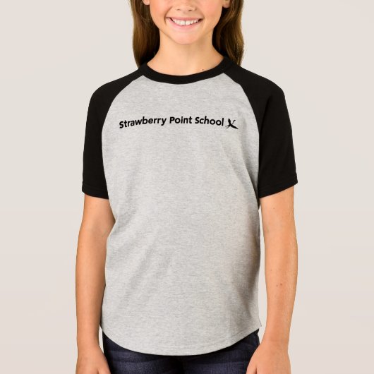 いちごポイント学校(スタイルを変えるかちりと言う音) Tシャツ (正面)