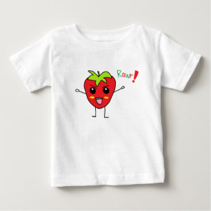 いちごモンスター ベビーTシャツ