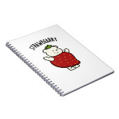 いちごユーモアクマのパロディ ノートブック (右側)