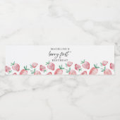 いちごラベル1stベリーファースト誕生日市場 ペットボトルラベル (シングルラベル)