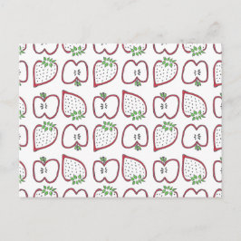 いちごリンゴ葉書 ポストカード