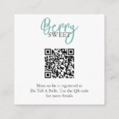 いちごレジストリー エンクロージャーカード (裏面)