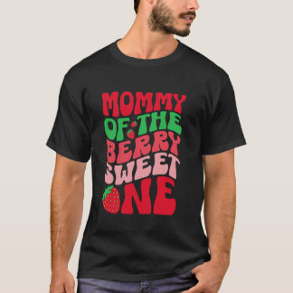 いちご一歳の誕生日おめでとうママ Tシャツ