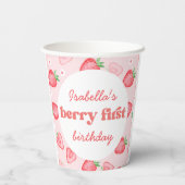 いちご一誕生日パーティー 紙コップ (裏面)