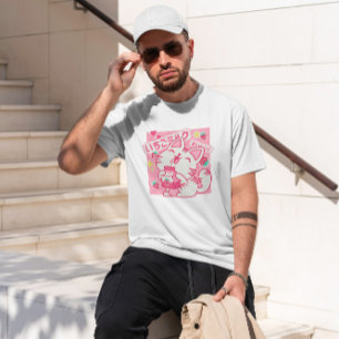 いちご乳日本の猫 Tシャツ