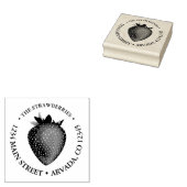 いちご住所ラバースタンプ ラバースタンプ (押印)