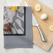 いちご分野のセントラル・パークNYCのプラクを想像して下さい キッチンタオル (四つ折り)