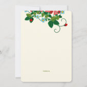 いちご分野の招待状 招待状 (裏面)