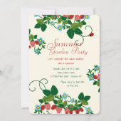 いちご分野の招待状 招待状 (正面)