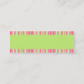 いちご及びキーウィのプロフィールカード スキニー名刺 (裏面)