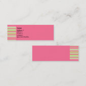 いちご及びキーウィのプロフィールカード スキニー名刺 (正面/裏面)