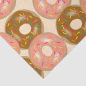 いちご及びチョコレートによって曇らされるドーナツ 薄葉紙 (詳細)