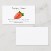 いちご名刺テンプレート 名刺 (正面/裏面)