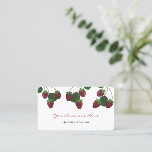 いちご名刺 名刺 (スタンド正面)