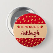 いちご名札 缶バッジ (正面&裏面)