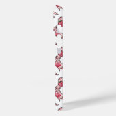 いちご名門私立校風のピンク弓パーソナライズされた Case-Mate iPhoneケース (裏面 / 左)