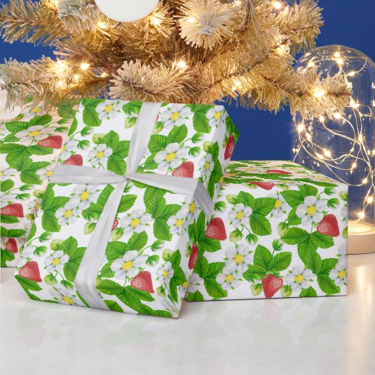 いちご園ラッピング紙 ラッピングペーパー (クリスマス)