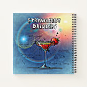 いちご大切り(12#10ドリンクレシピセット) ノートブック (裏面)