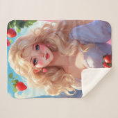 いちご姫様 シェルパブランケット (正面(横))