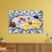 いちご想像フィールズセントラルパークNYCプラーク キャンバスプリント (インサイチュ (リビング))