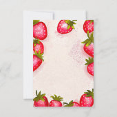 いちご愛してる ベリーマッチ グリーティングカード (裏面)