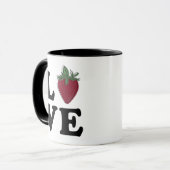 いちご愛マグ(スタイルを変えるかちりと言う音) マグカップ (正面左)