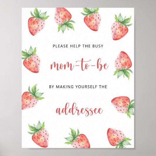 いちご救済の忙しお母さん ポスター (正面)