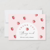 いちご有難うございます カード (正面)