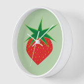 いちご木枠壁時計 壁時計 (傾斜)