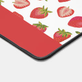 いちご柄の名 デスクマット (コーナー)
