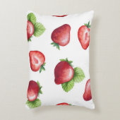 いちご柄 アクセントクッション (正面(垂直))