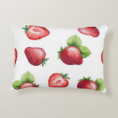 いちご柄 アクセントクッション (裏面)