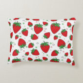 いちご柄 アクセントクッション (裏面)