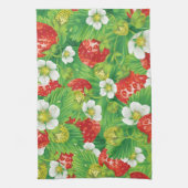 いちご柄 キッチンタオル (縦)