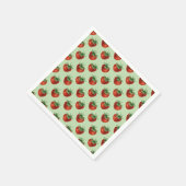いちご柄 スタンダードカクテルナプキン (角)