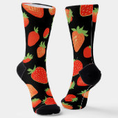 いちご柄 ソックス (傾斜あり)