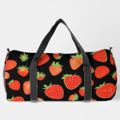 いちご柄 ダッフルバッグ (裏面)
